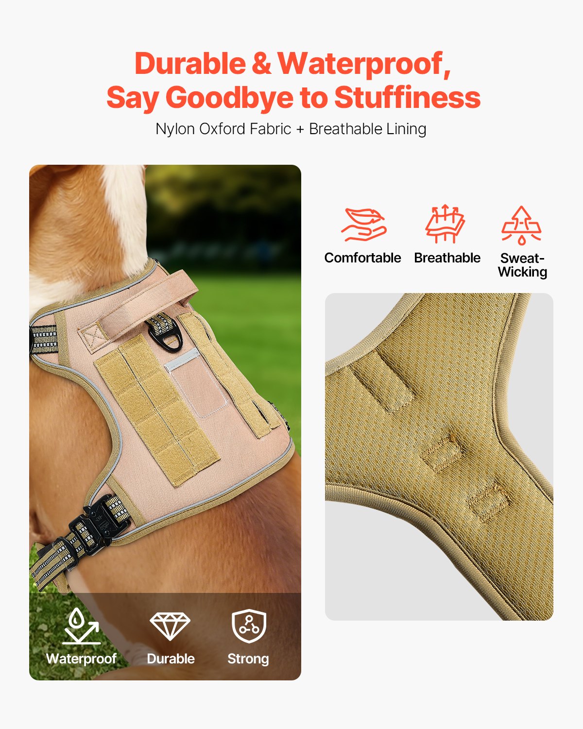 Harness padding detail